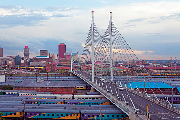 istock Nelson Mandela Bridge in Johannesburg 181124555