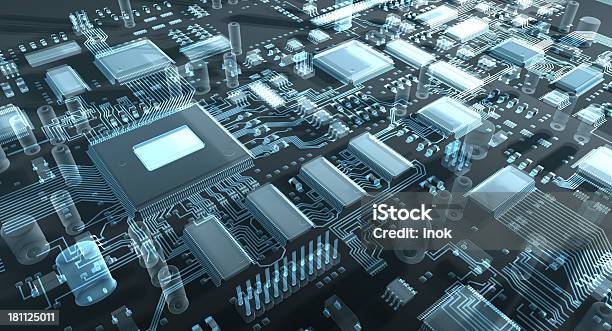 Astratto Hardware - Fotografie stock e altre immagini di Scheda a circuito - Scheda a circuito, Scheda madre, Tecnologia