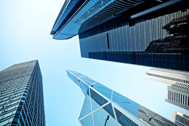istock Business towers in HongKong 181125952