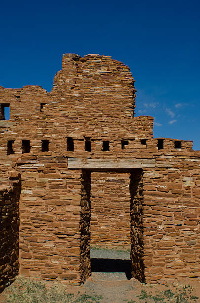 abo ruinas del pueblo misiones monumento nacional de salinas - albuquerque catholicism church new mexico fotografías e imágenes de stock