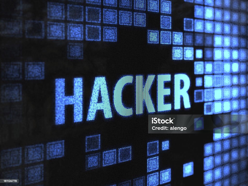 Hacker - Foto stock royalty-free di Colore brillante