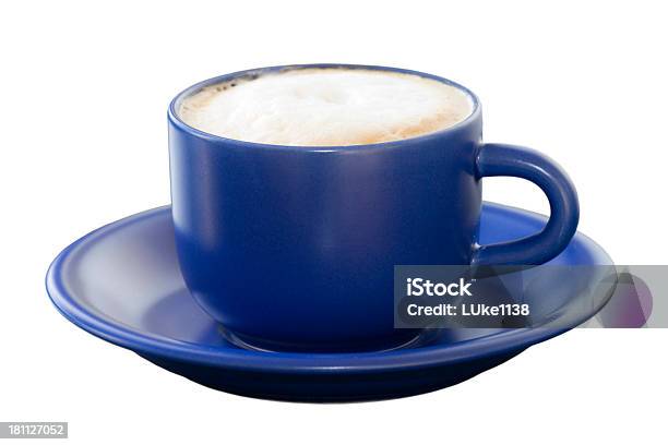 Hot Coffee Stock Photo - Download Image Now - Blue, Cappuccino, Coffee - Drink
