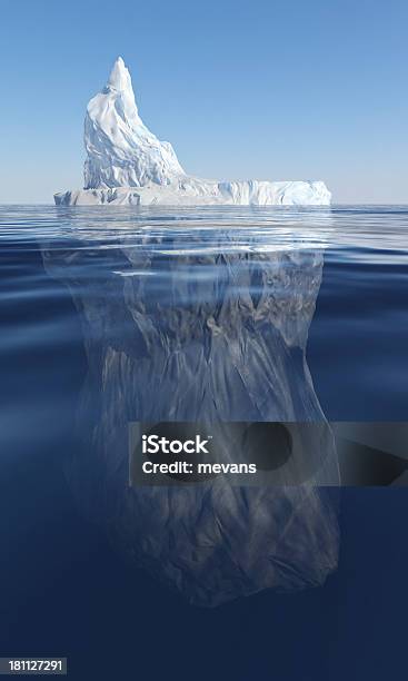 Punta Del Iceberg Foto de stock y más banco de imágenes de Iceberg - Formación de hielo - Iceberg - Formación de hielo, Subacuático, Agua