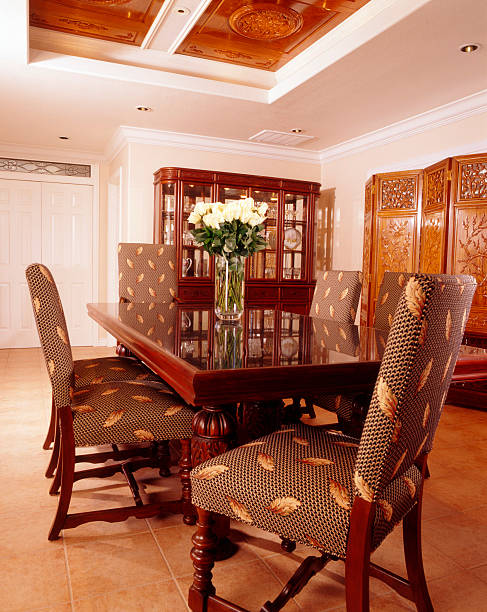 istock Elegant Wood Dinning Room 181127438