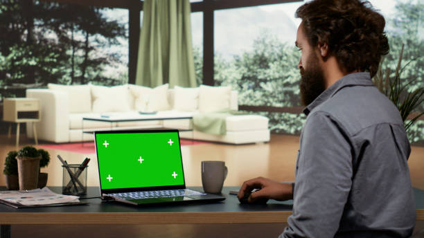 istock Billionaire stakeholder unwinds in front of greenscreen display 1811278042