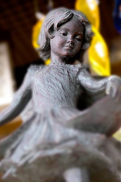 Retro old dolls in the horror mood