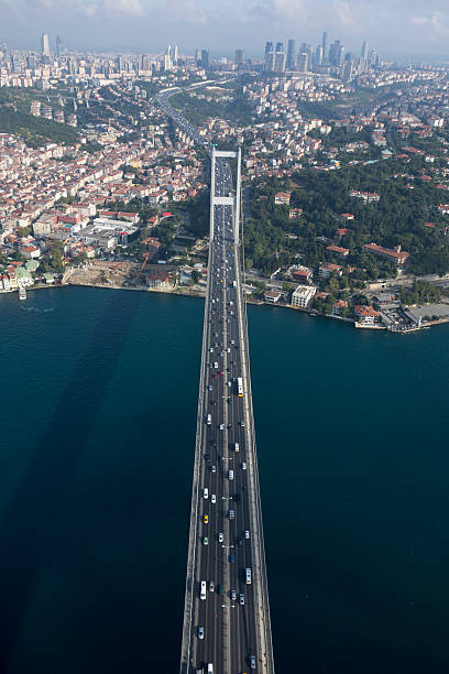 istock Aerial view of Istanbul Bosphorus Bridge 181128923