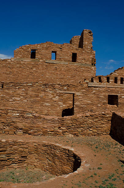 abo rovine di missioni pueblo monumento nazionale di salinas - albuquerque catholicism church new mexico foto e immagini stock