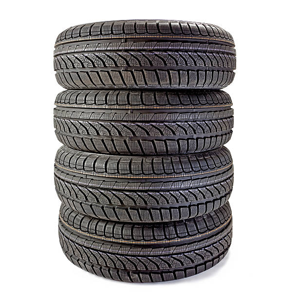 istock Brand new winter tires 181129875