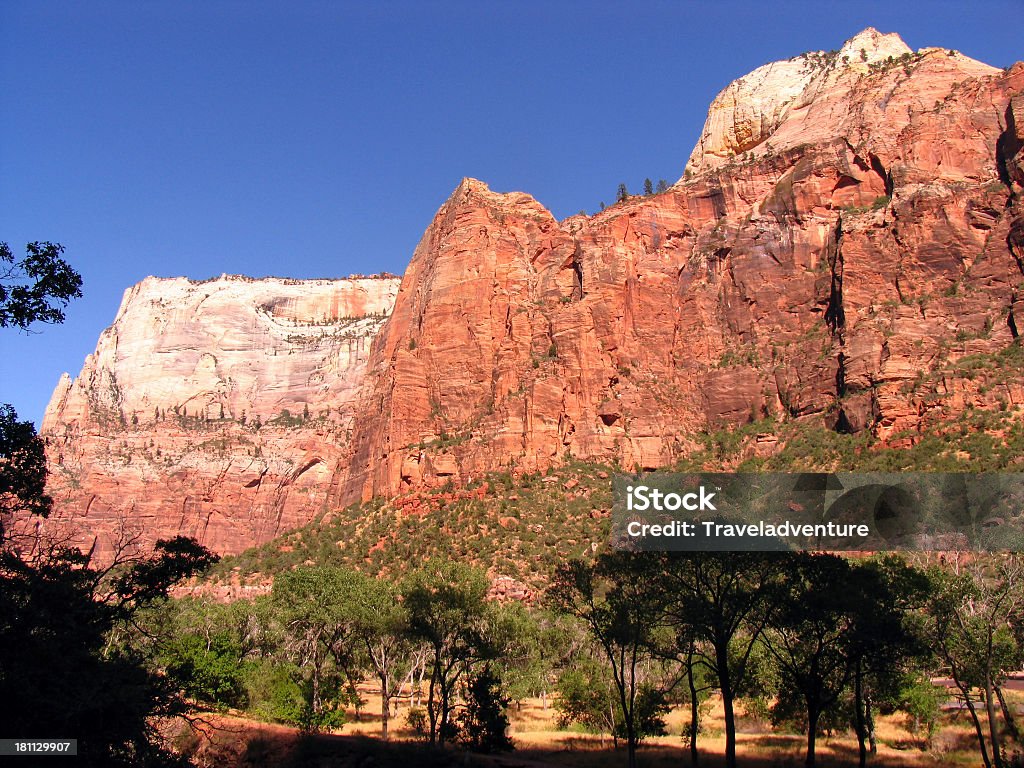 Zion Nation Park-roten Felsformationen - Lizenzfrei Berg Stock-Foto