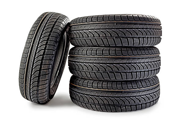istock Brand new winter tires 181130938