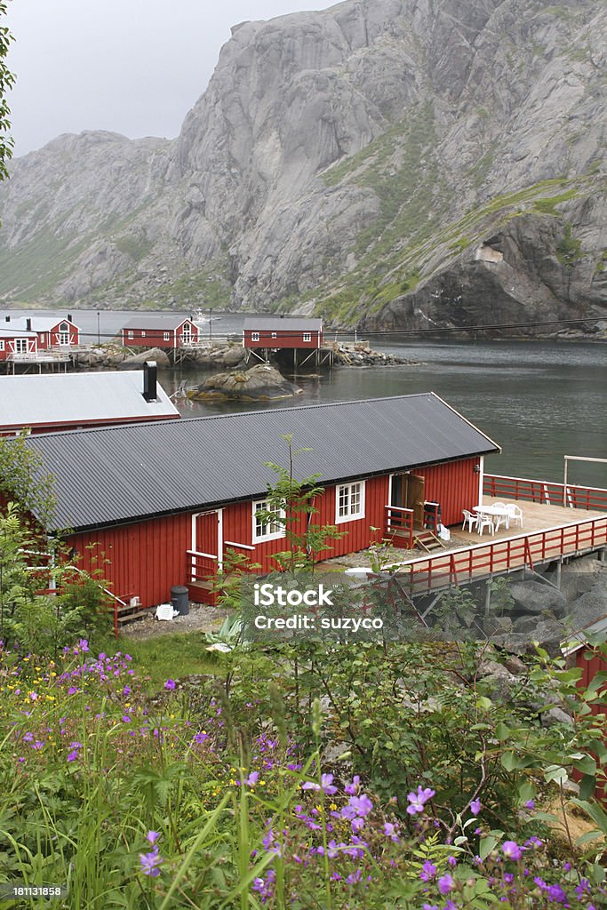 Nusfjord 주택 - 로열티 프리 0명 스톡 사진