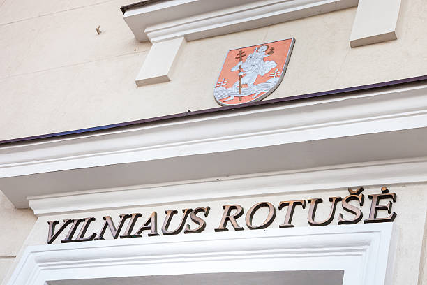 istock Town Hall building in Vilnius 181132566