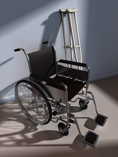 istock Wheelchair and Crutches 181132918