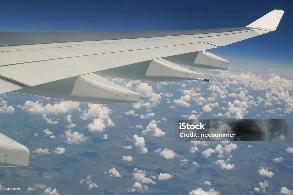 Jet-Flügel - Lizenzfrei Flugzeugflügel Stock-Foto