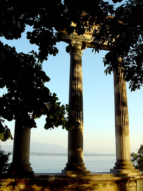 Roman columnas - foto de stock