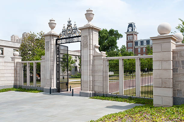 University of Arkansas Centennial Gate - foto de acervo