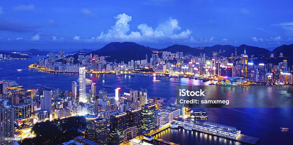 Kowloon i Hongkongu - Zbiór zdjęć royalty-free (Hongkong)