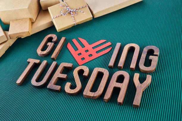 istock Giving tuesday. Charity, help and donation concept. 1811348711