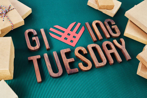 Giving tuesday. Charity, help and donation concept.