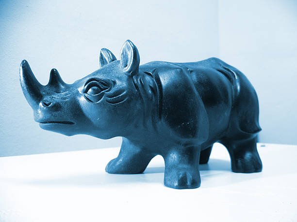 Blue Rhinocerus stock photo