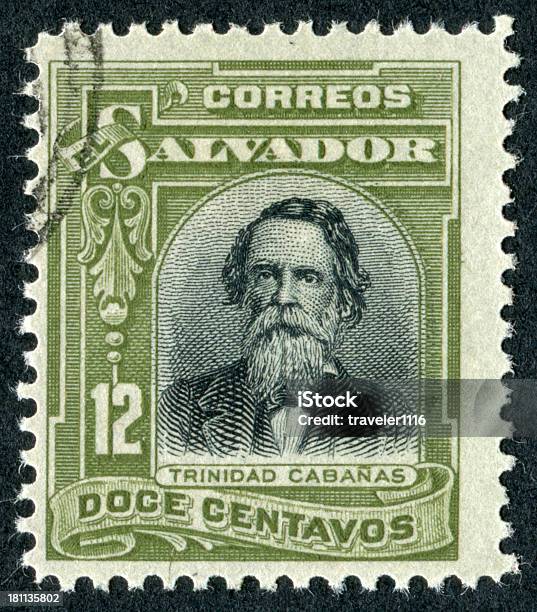 José Trinidad Cabañas Foto de stock y más banco de imágenes de Presidente - Presidente, Salvador - Bahía, Sello postal