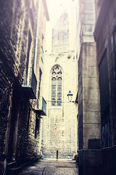 istock Barcelona Gothic Distric Cathedral 181136317