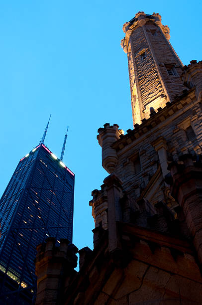 istock John Hancock Tower and Chicago Water 181136367
