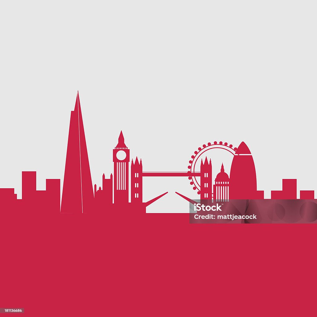 London city skyline Click below to see more vector and raster illustrations of city skylines and famous architecture. London - England stock illustration