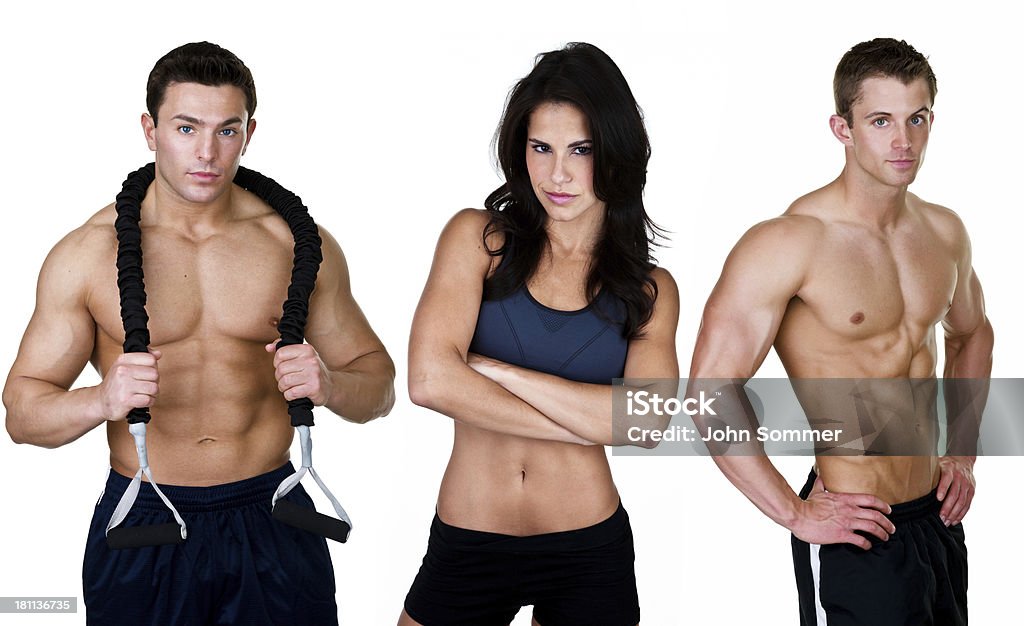 Gruppo di persone muscolare - Foto stock royalty-free di 20-24 anni