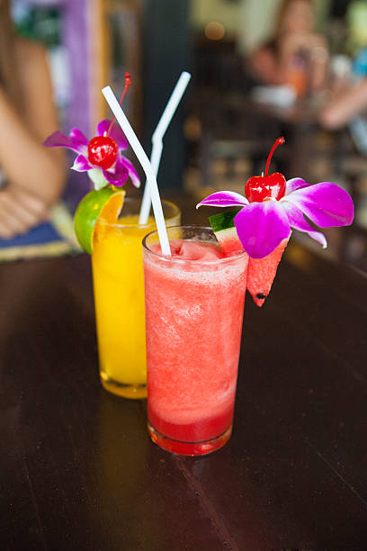 Watermelon and orange shake in thailand