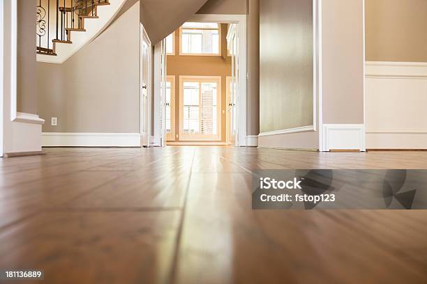 Homes And Architecture Lovely Wooden Flooring In Home Stock Photo - Download Image Now