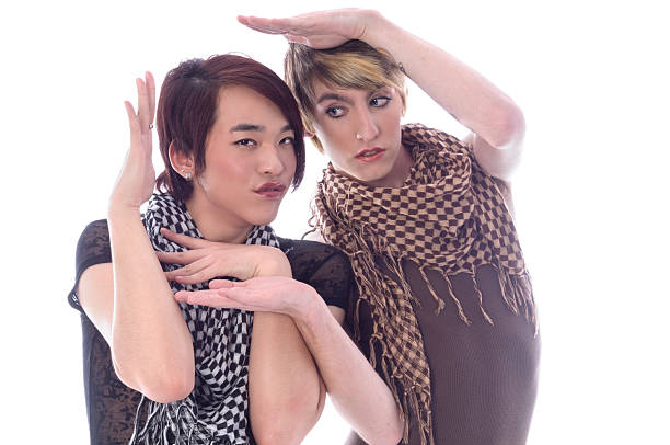 Young Gay Couple Posing Together