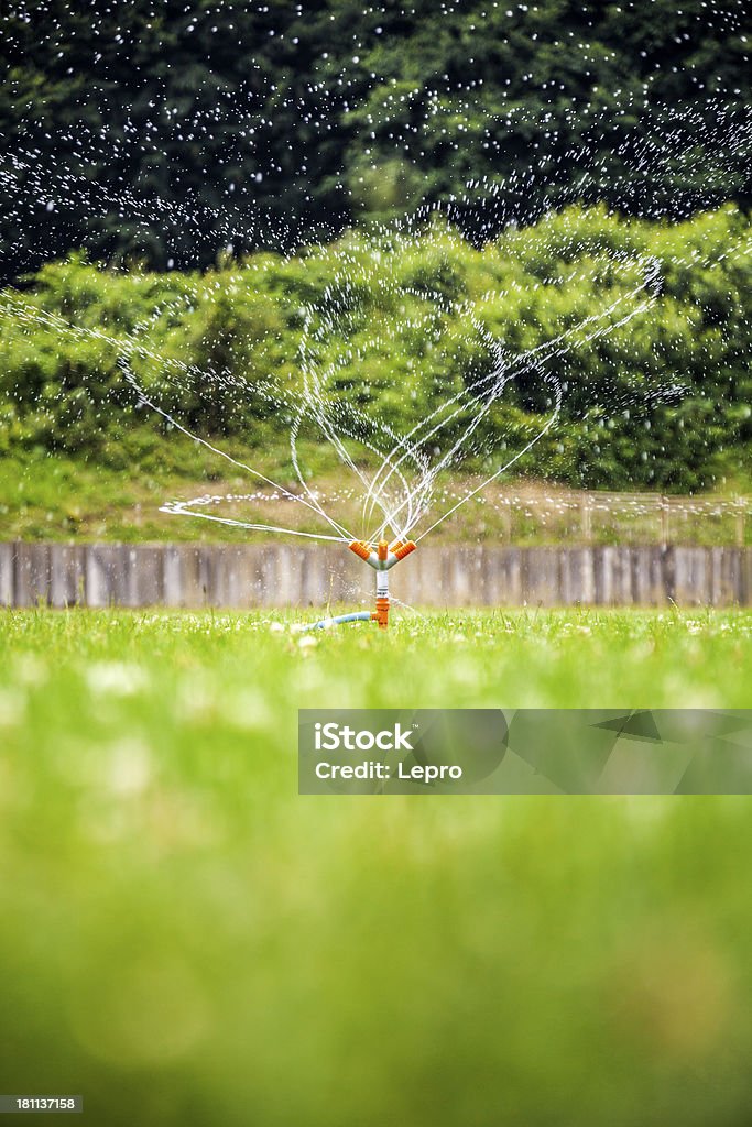 Aspersores automáticos (Sprinklers) - Foto de stock de Ajardinado royalty-free