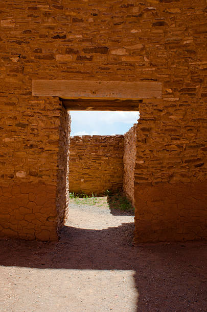 quarai ruinas del pueblo misiones monumento nacional de salinas - albuquerque catholicism church new mexico fotografías e imágenes de stock