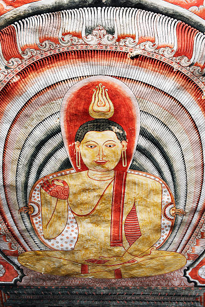 istock Buddha fresco, Dambulla, Sri Lanka 181137178