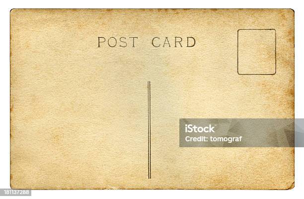 Foto de Cartão Postal Isolada No Branco e mais fotos de stock de Acabado - Acabado, Anti-higiênico, Antigo