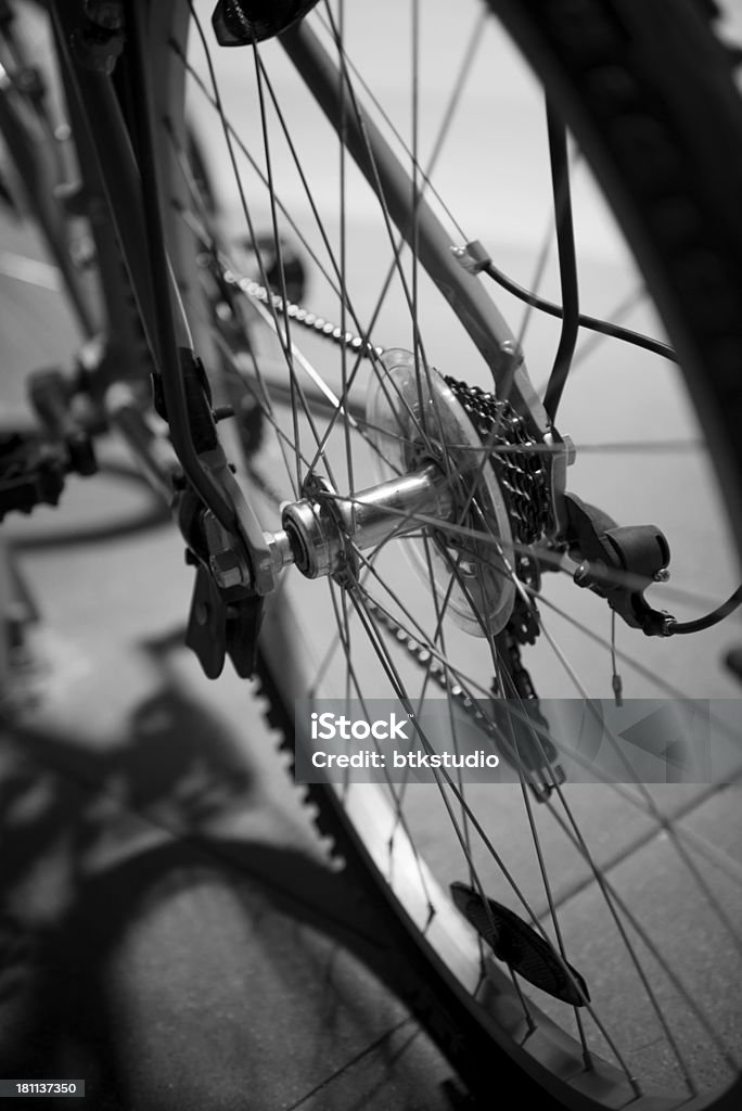 Mudança de bicicleta - Royalty-free Bicicleta Foto de stock