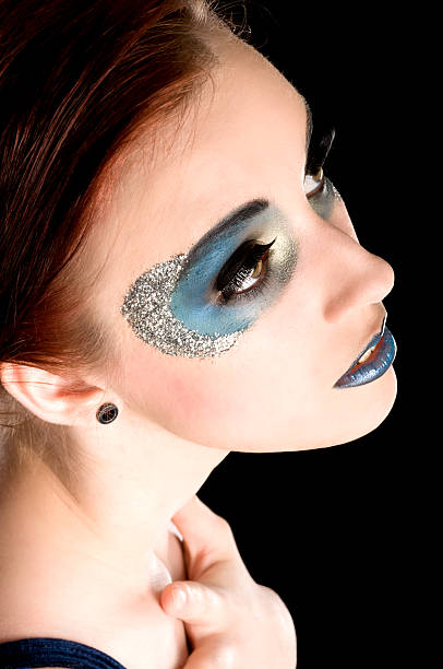 istock Overhead view of model looking up and away. 181137668