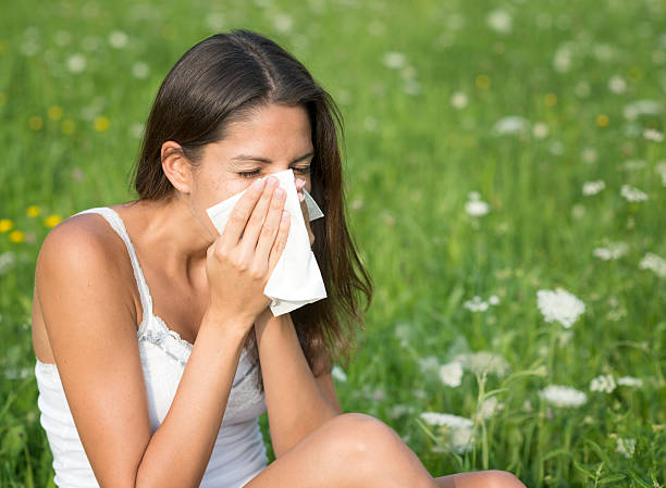 istock Woman Sneezing, Hayfever, Pollen Allergy 181138291
