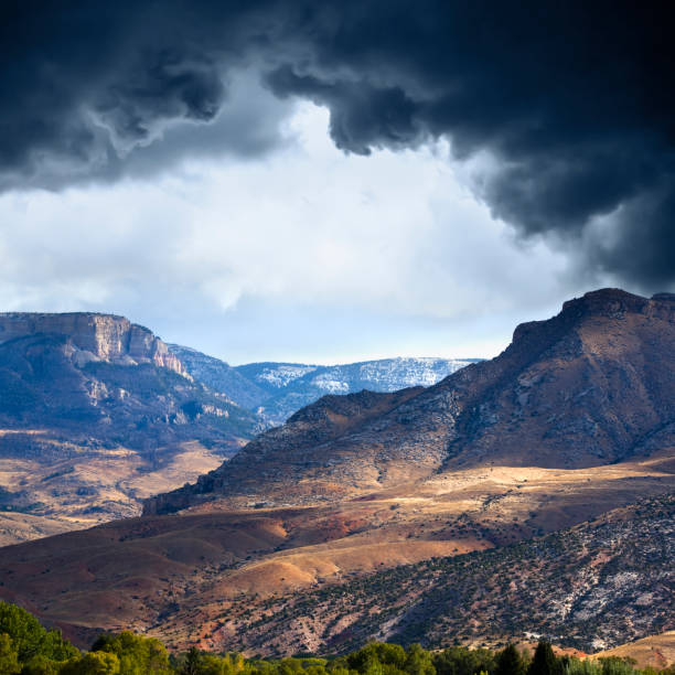 istock Thunder Storm Descends on Western Landscape 181138362