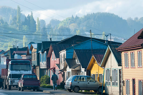 istock Av Pedro Montt in Castro Chiloe, Chile 181138758