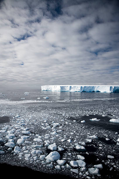 antartide impression - rough antarctica wintry landscape south pole foto e immagini stock