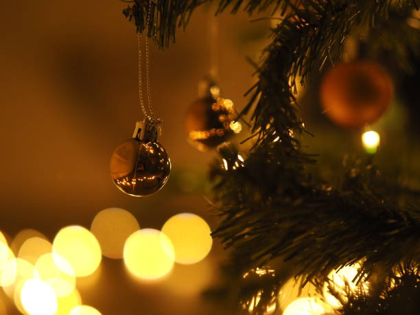 istock Warm Christmas lights in the house 1811389007