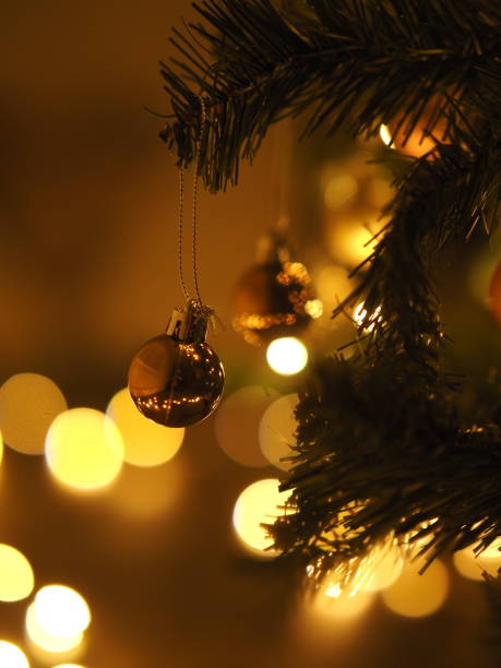 istock Warm Christmas lights in the house 1811389008