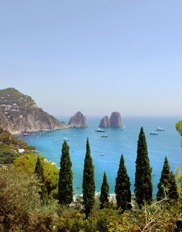 The Piccola Marina on the Island of Capri