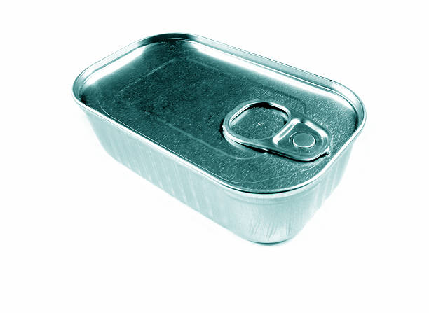 Sardines - blue stock photo