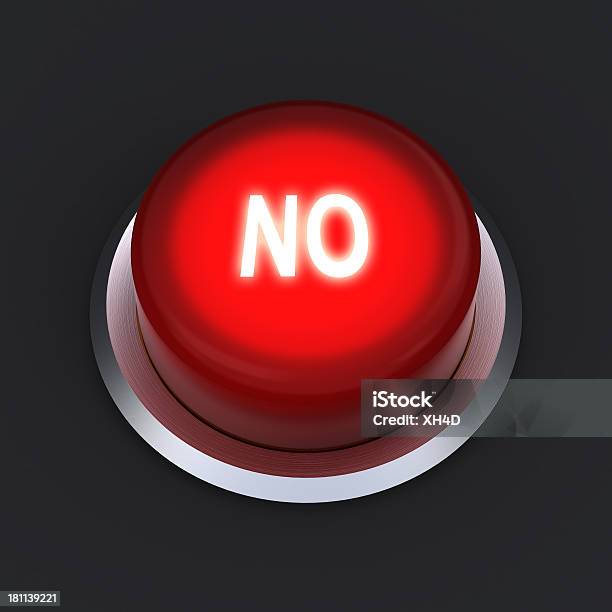 No Button Stock Photo - Download Image Now - Advice, Aluminum
