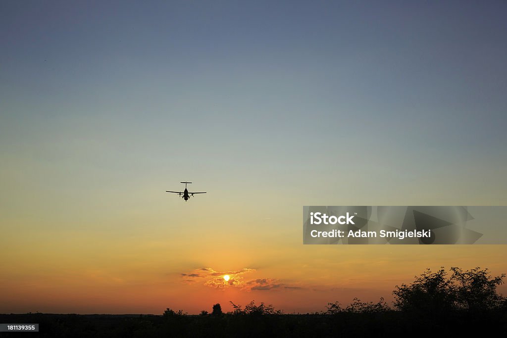 aeroplano - Foto stock royalty-free di A mezz'aria