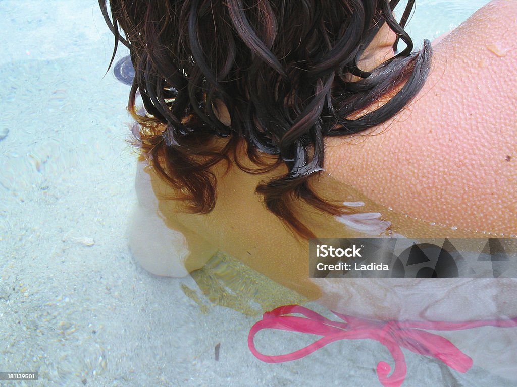 Mulher no mar - Foto de stock de Adulto royalty-free